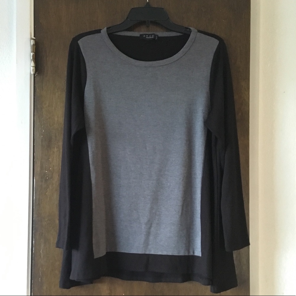 Black and Gray Sweater